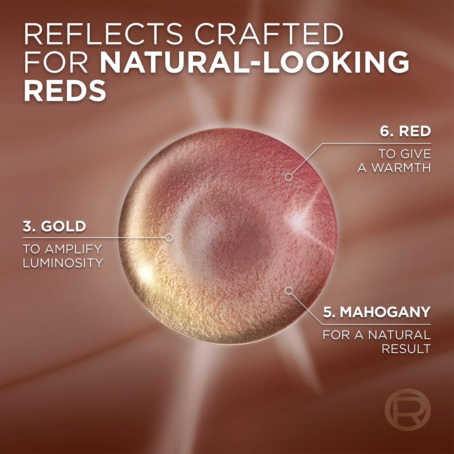 The reflects are crafted for a natural-looking reds